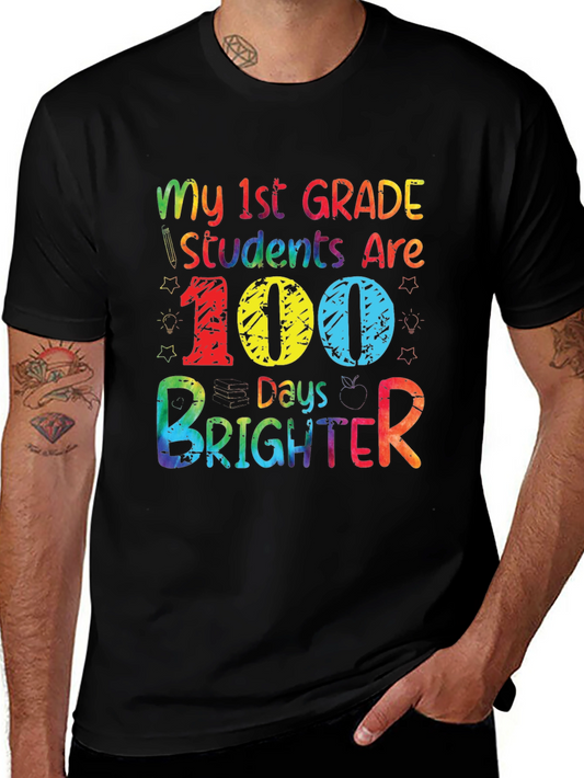 100 Days Brighter Teacher T-Shirt