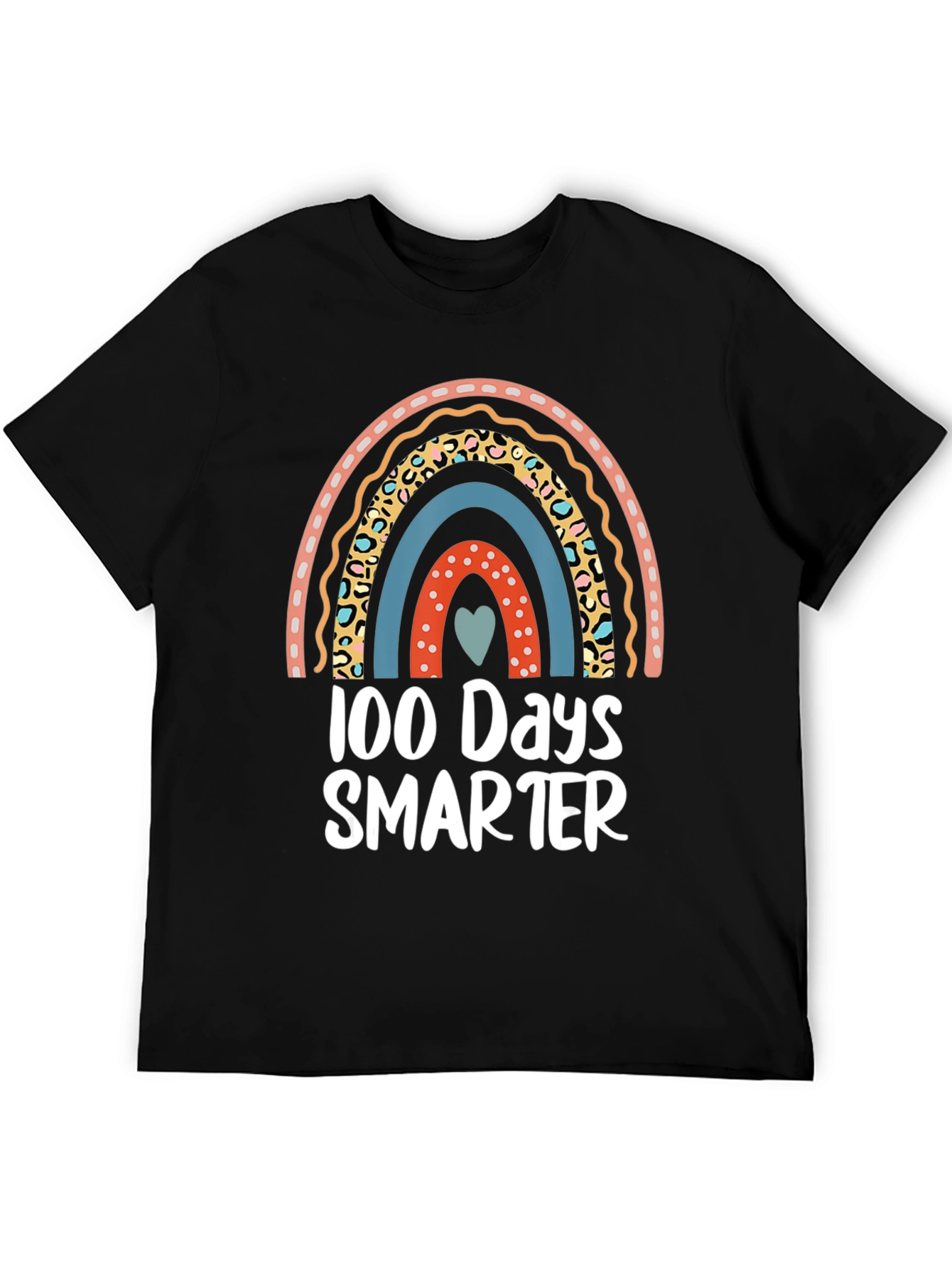 100 Days Smarter Rainbow Graphic Tee